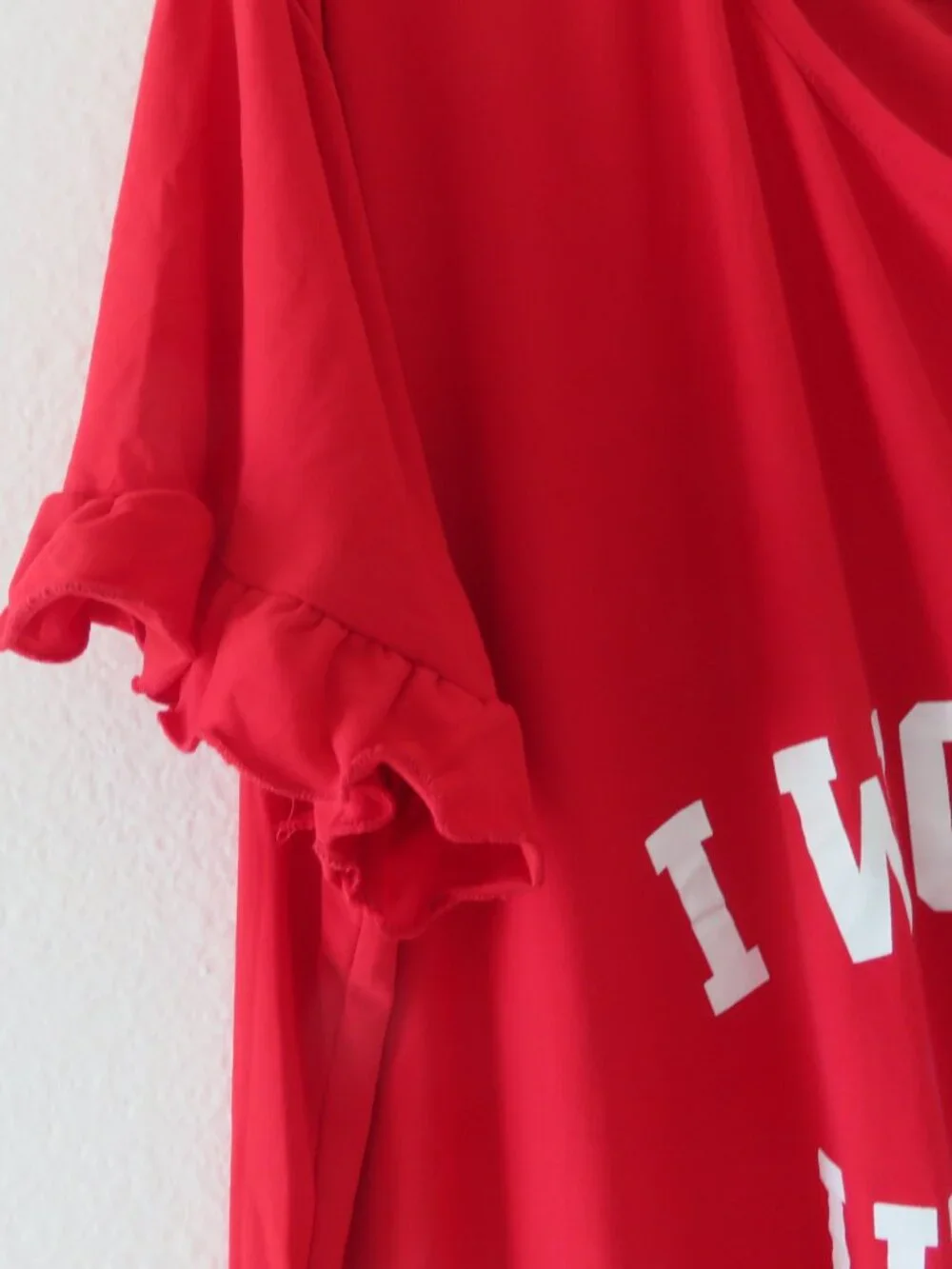 (#133) 5 More Minutes Red (I WOKE UP LIKE THIS FLAWLESS) PJ Night Gown one size